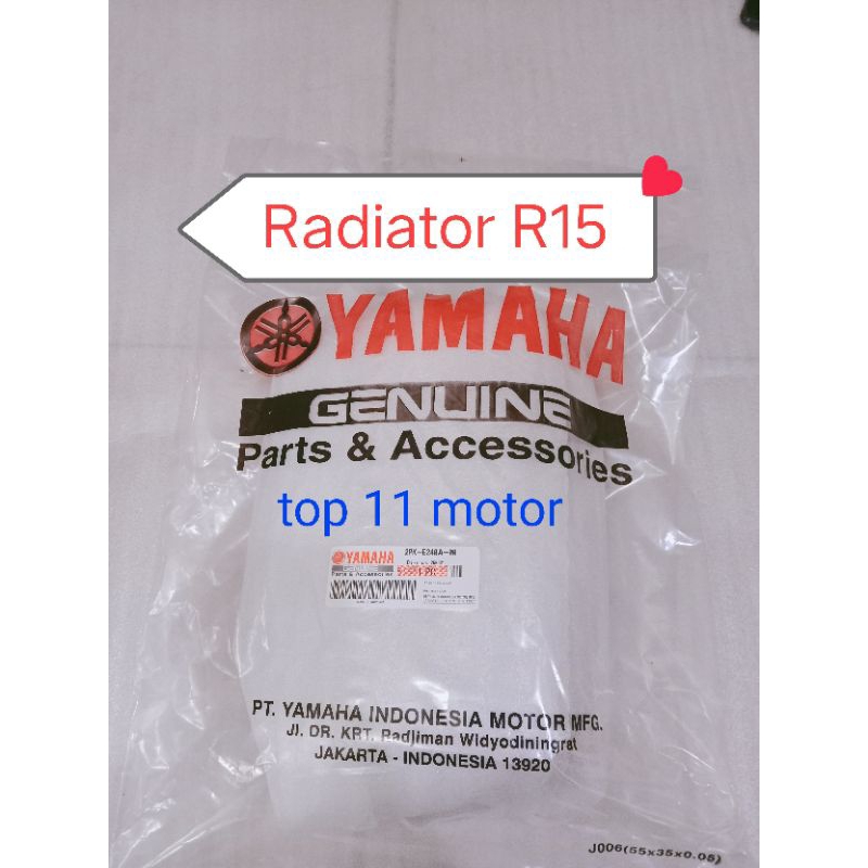 R15 radiator / radiator comp assy yamaha R15 2PK | Shopee Philippines
