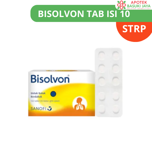 Bisolvon Cough Medicine For Dilution Fat Bromhexin 10 Tablets | Shopee ...