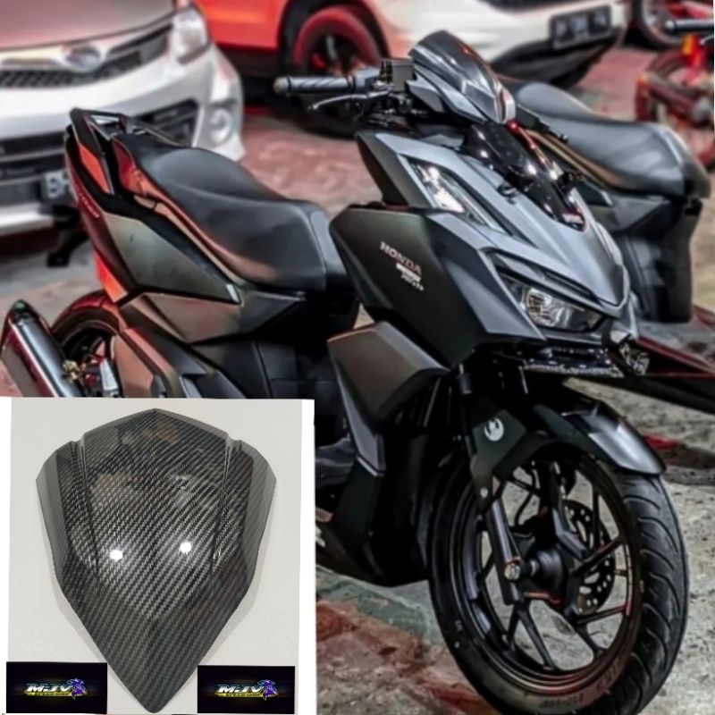 HITAM Visor Variation honda vario 160 cbs anti-Shatter Material Black