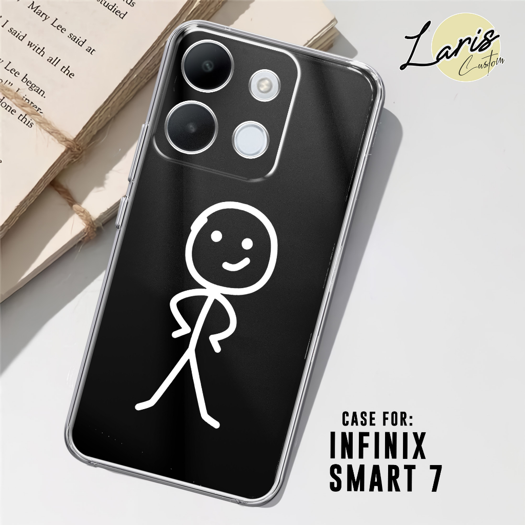 HP NEWEST INFINIX SMART 7 Case [STICKMAN] Aesthetic Cellphone Casing ...