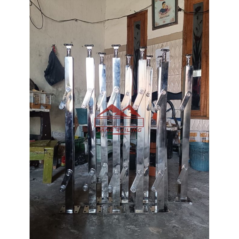 Pole HOLLOW RAILING SINGLE Wing Glass Ladder SUS304 | Shopee Philippines