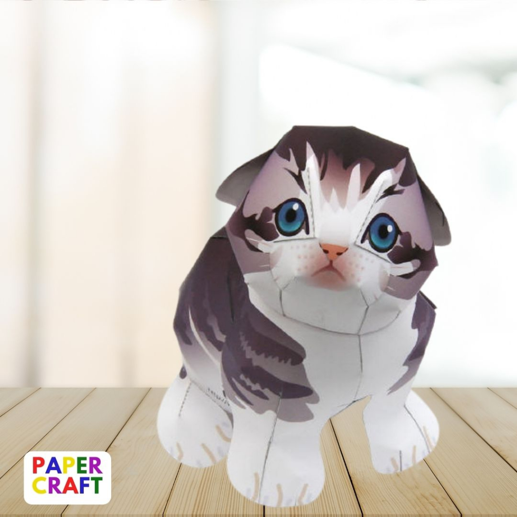(DIY) Papercraft Cat 