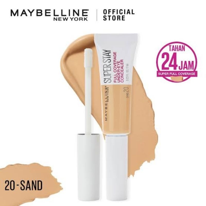 Maybelline New York Super Stay®Full Coverage, Long Lasting Under-Eye  Concealer, 5 GR 