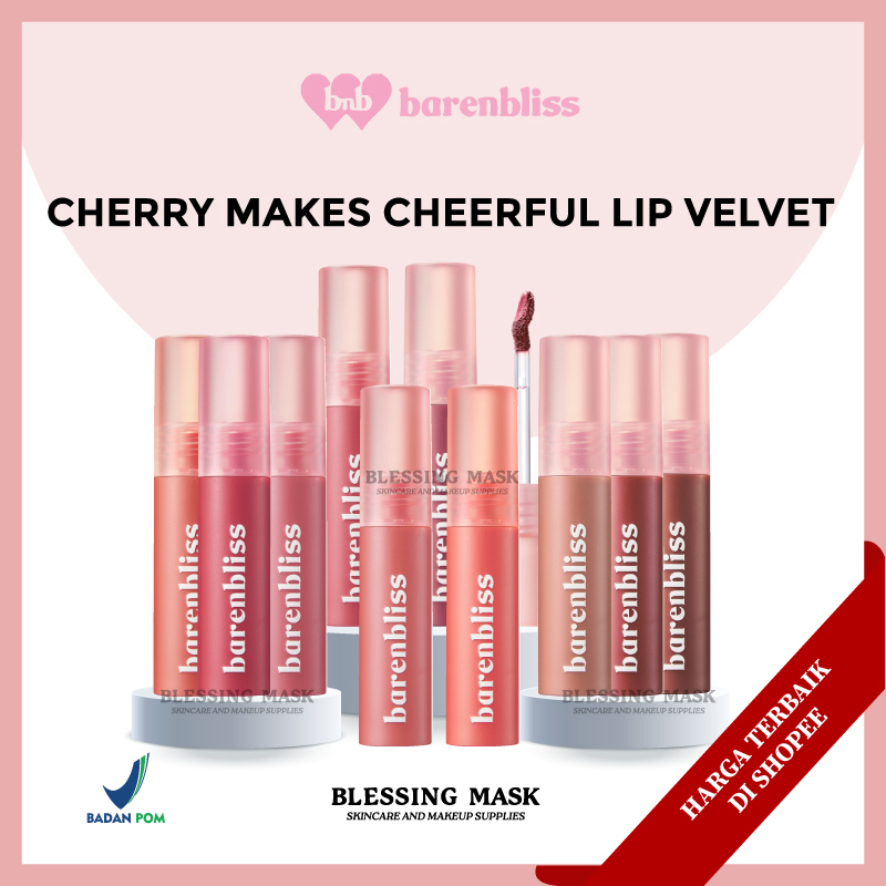 Bnb Barenbliss Cherry Makes Cheerful Lip Velvet Korea Lipcream{24H ...