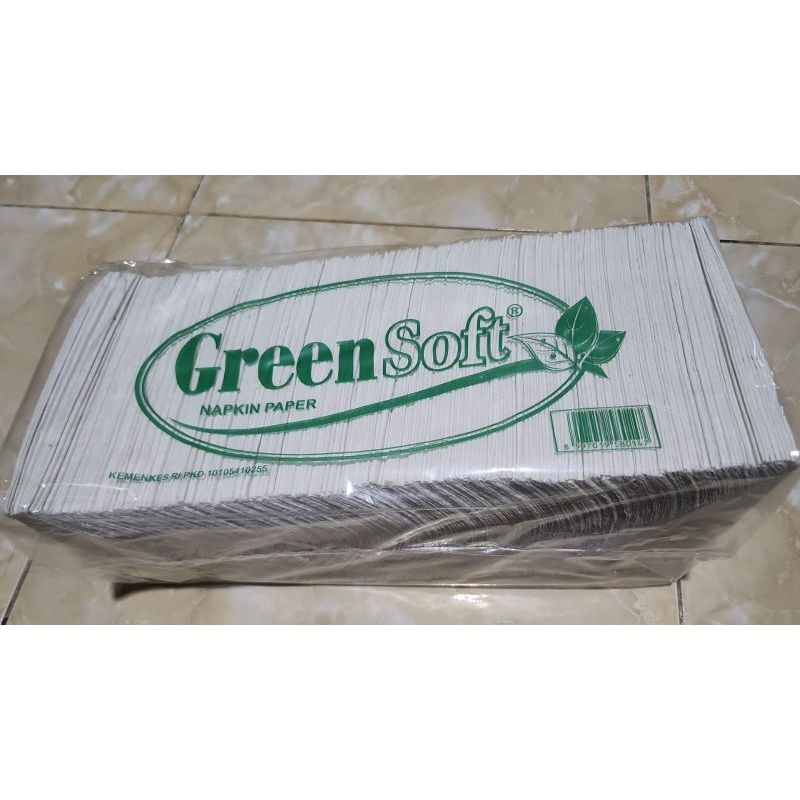 Green Soft Dining Tissue Buffet Tissue/ by the Kilo - Jumbo 500 Gram ...