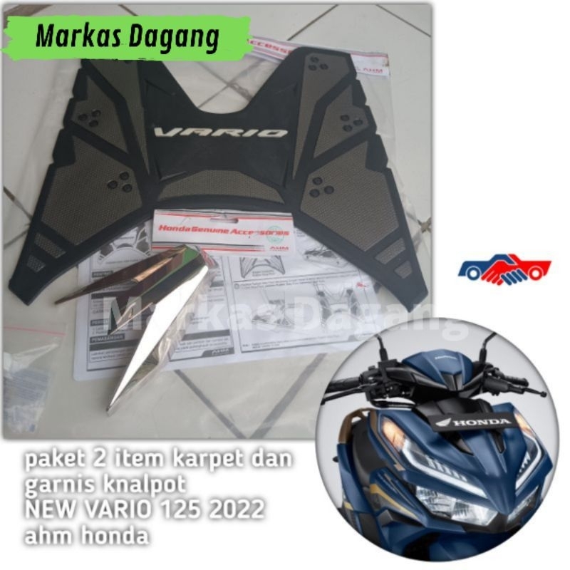 Package Of 2 Items Of Carpet And Exhaust Garnish New Vario 125 Years ...