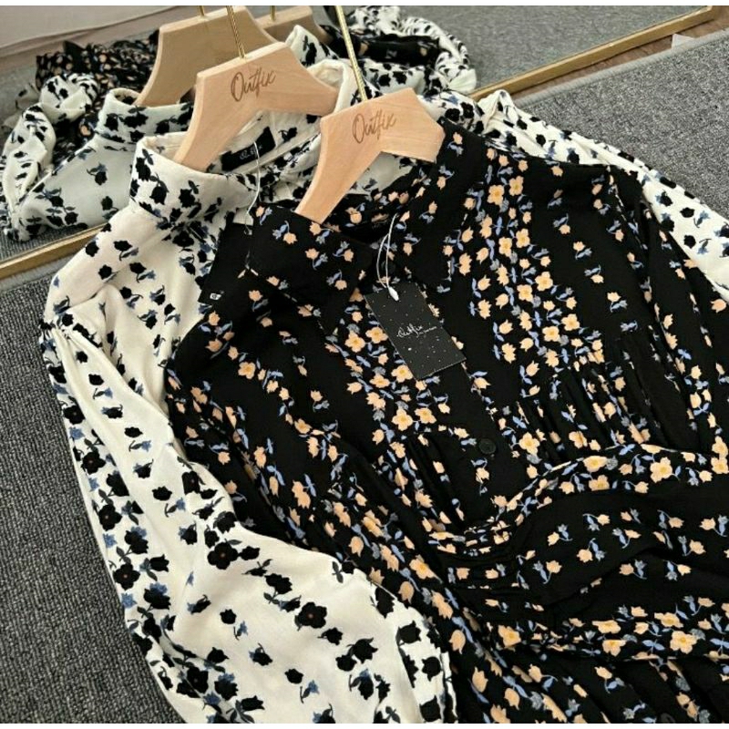 Outfix_new original by outfix LACASA BLOUSE BLACK | Shopee Philippines