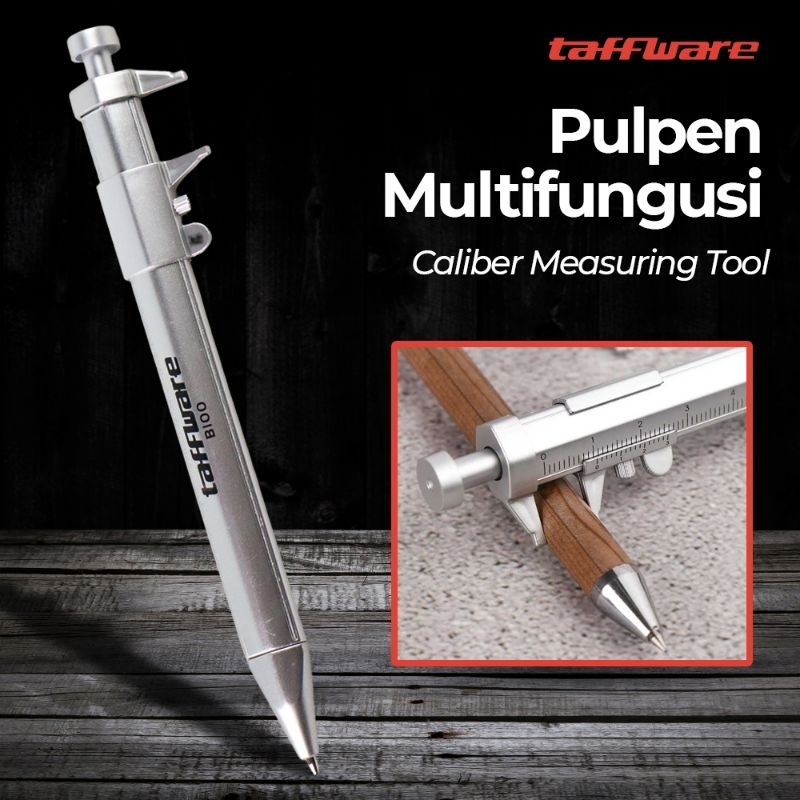 Taffware Multifunctional Pen Ballpoint Pen Caliber Measuring Tool Scale ...