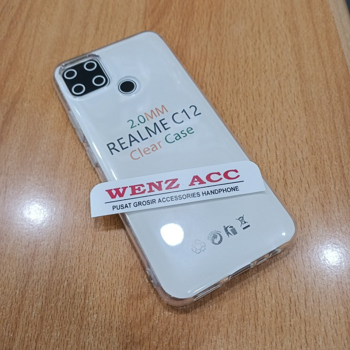 Silicone Jelly Case Thick Clear Material Casing Realme C12 / Narzo 20 ...