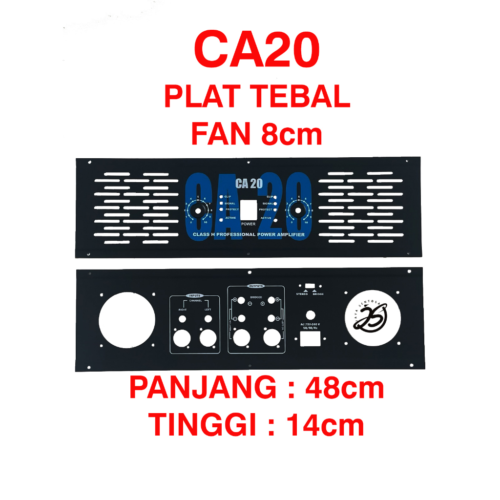 Plate COVER CA20 (1Set) PREMIUM BOX PANEL CA20 BOX PANEL Front Rear