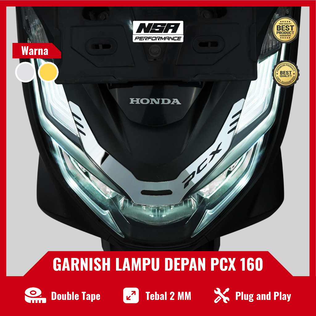Nsa Accessories Pcx 160 Head Lamp Pcx 160 Garnish Pcx 160 Head Light Garnish Pcx 160 Top