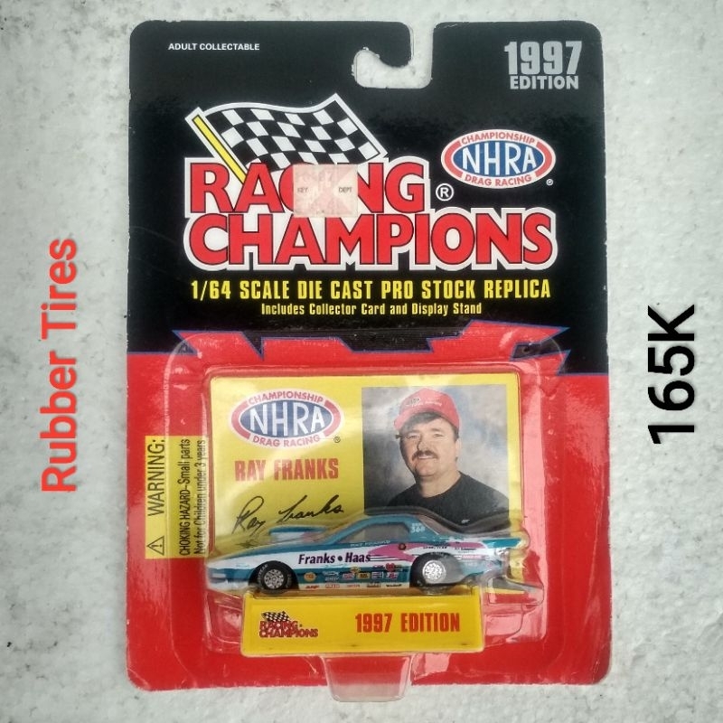 Diecast Mini Scale 64 Racing Champions NHRA Drag Pro Stock Ray Franks ...
