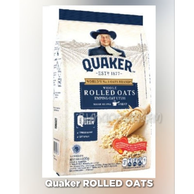 Quaker Rolled Oats 800 gram Quaker Oat Cereal 800gr | Shopee Philippines