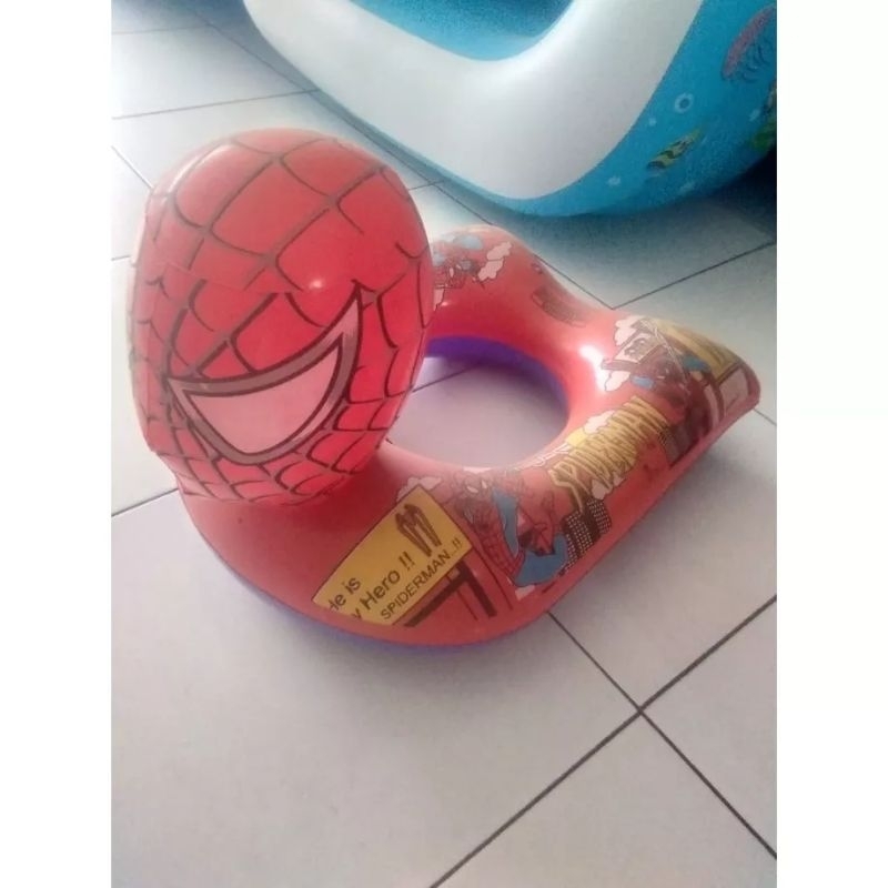 Spiderman Character Children's Float Spiderman Swimming Ring | Shopee ...
