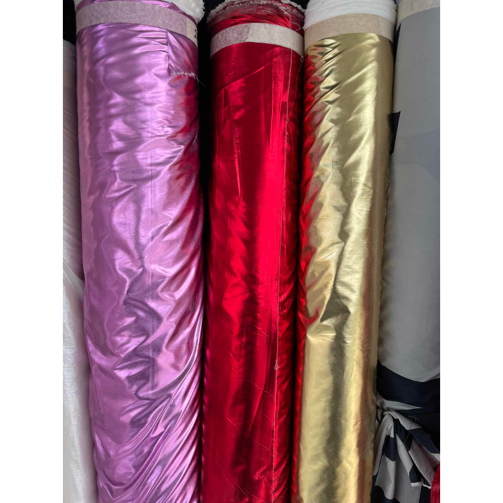 MERAH UNGU Despo y Fabric gold Red Purple Shiny Metallic Color | Shopee ...