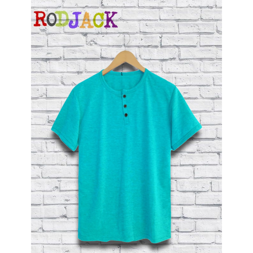 New Product 3-button T-Shirt For Adult Men Short Sleeve/Henley Button T ...