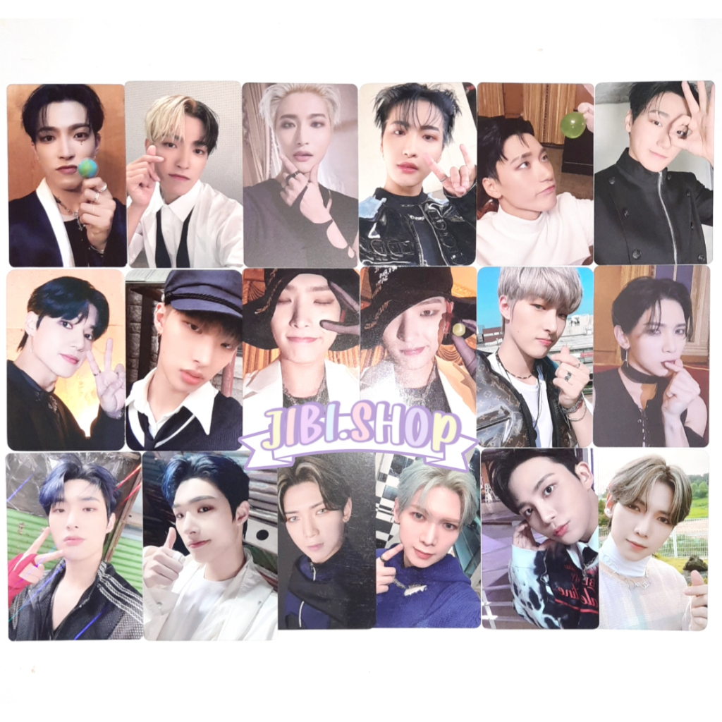 (PHOTOCARD) Ateez hongjoong seonghwa yeosang san mingi jongho official