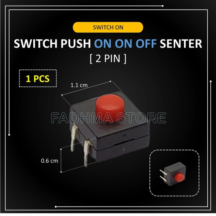 3 Pin On Off Flashlight Switch Small Flashlight Switch / Push On Off 3 ...