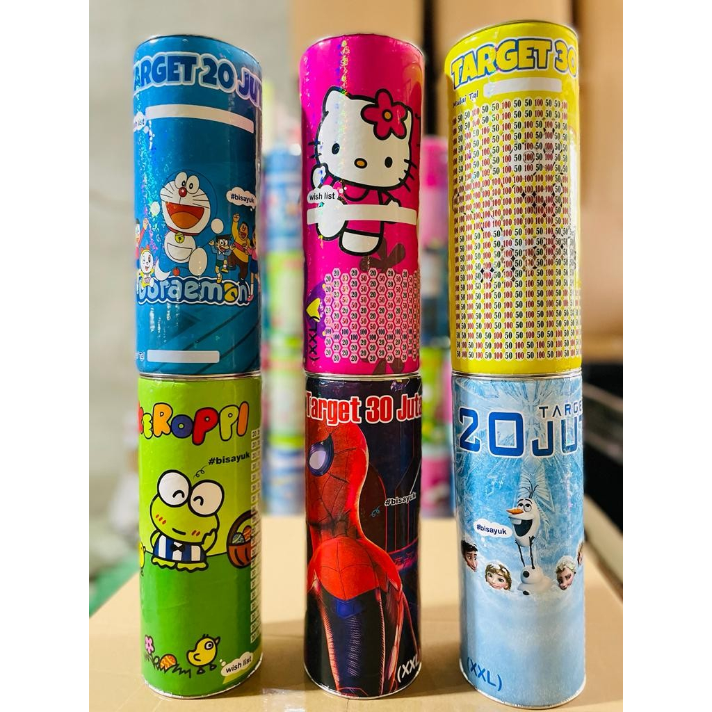 NEWEST TARGET SAVINGS BANK WITH CHARACTER MOTIF UK XL | Shopee Philippines