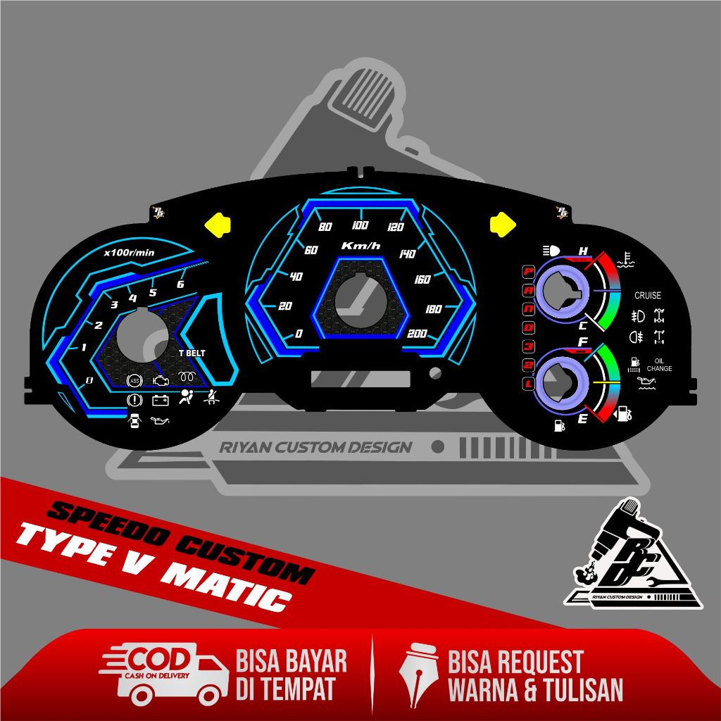 Custom speedometer board inova barong type v automatic speedometer ...
