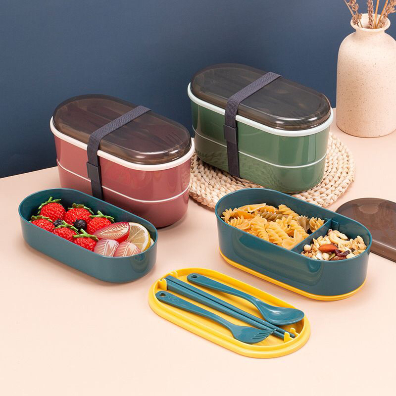 Lunch Box/Lunch Box/Lunch Box/Bento Set 700ml/Free Spoon For Dining ...