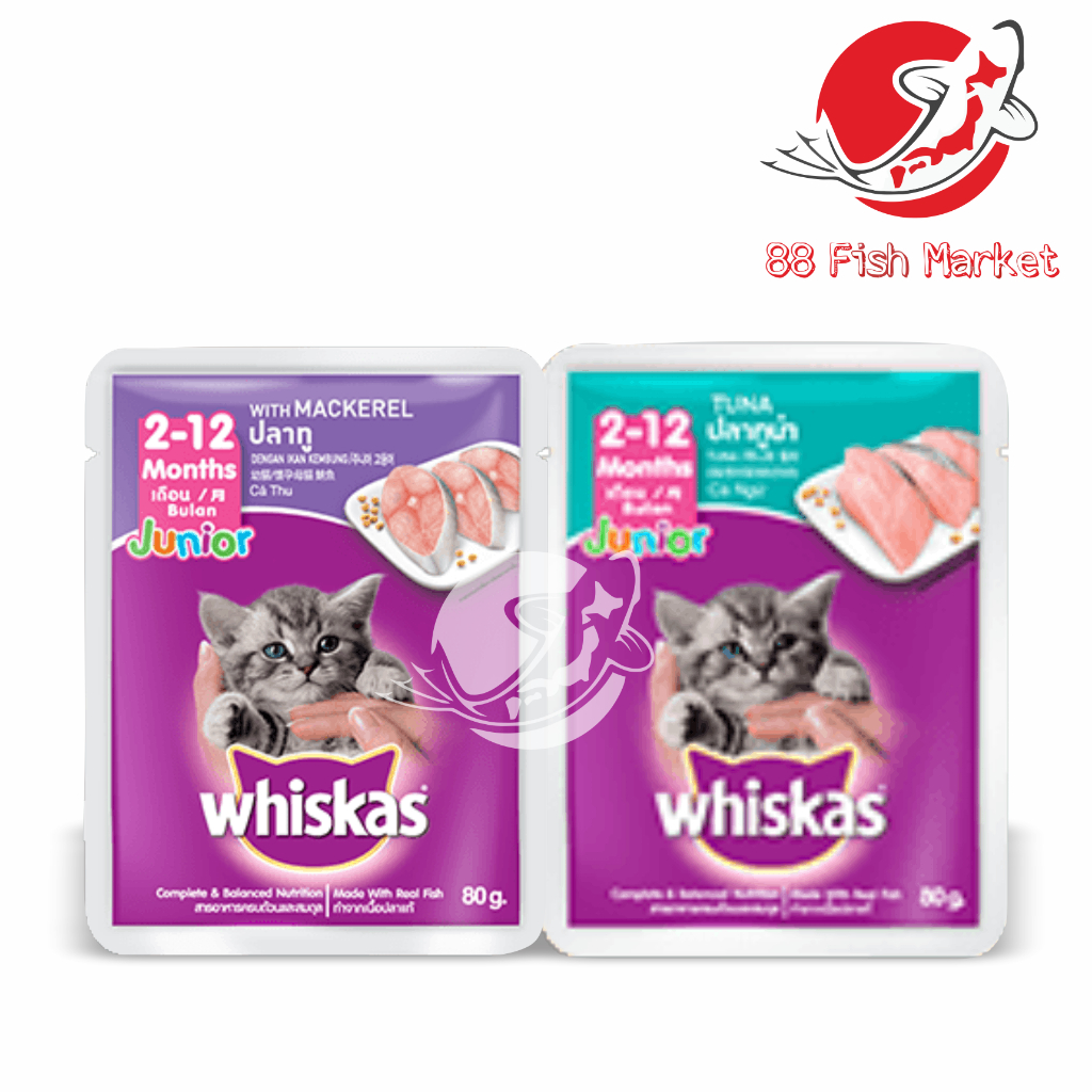 Whiskas Pouch Junior Tuna Mackerel 80gr Shopee Philippines
