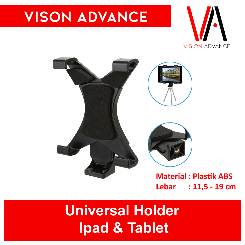 Universal 1/ 4 Screw Bracket Holder for Android & Ipadtablet | Shopee ...