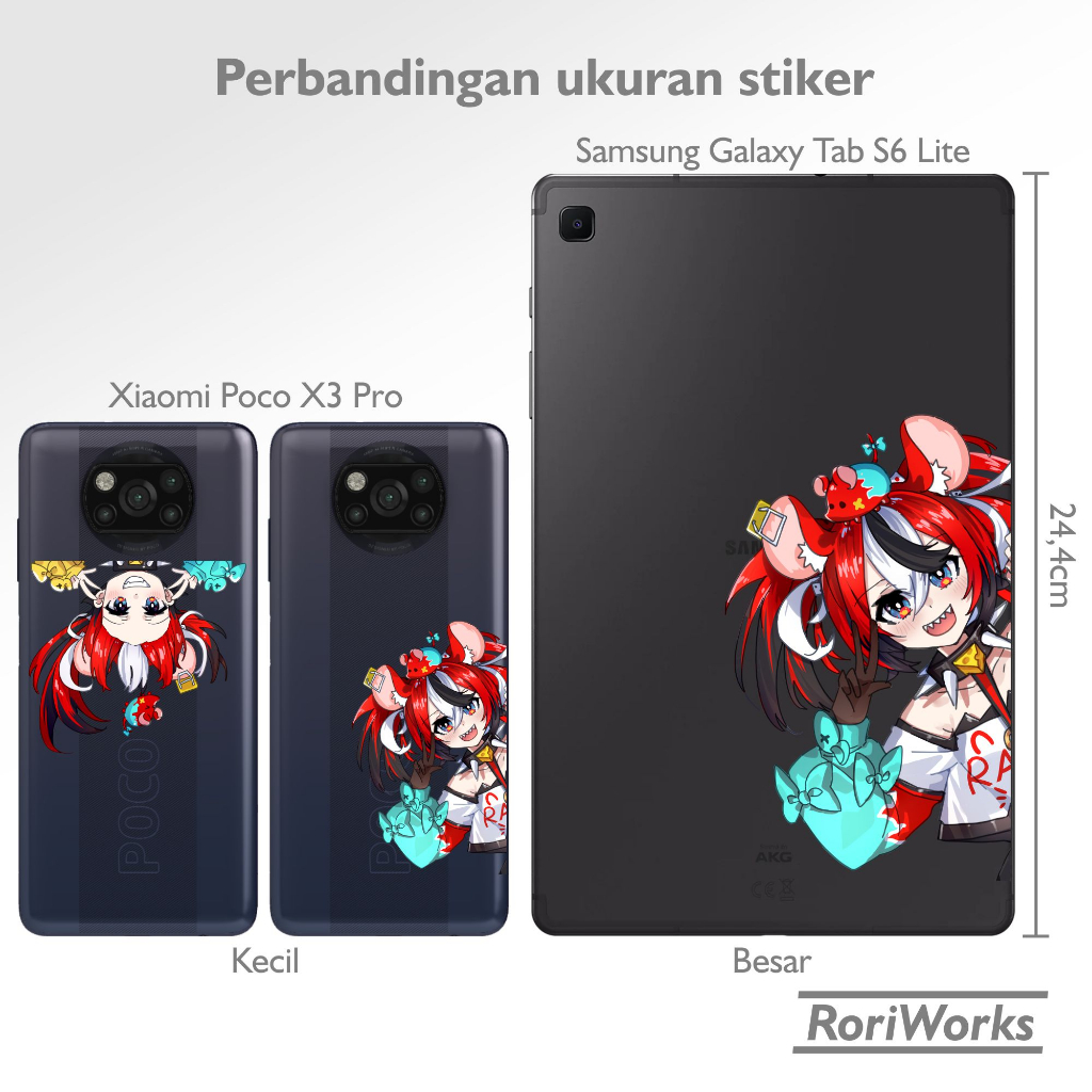 Peek Anime Stickers - Hakos Baelz | Hololive | Shopee Philippines