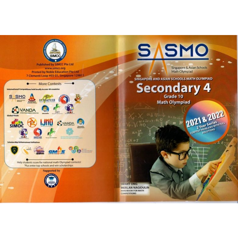 SINGAPORE & ASIAN SCHOOLS MATH OLYMPIAD (SASMO) - SEC 4 (2021 - 2022 ...