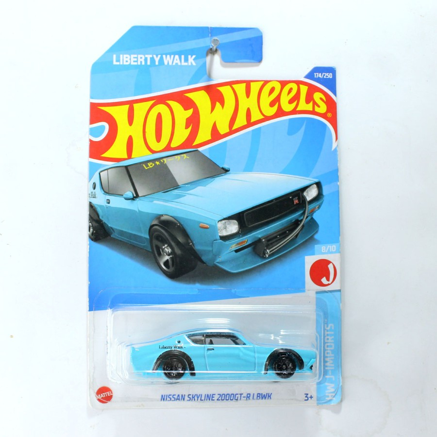 Hotwheels Nissan Skyline 2000GT-R 2000 GTR LBWK Blue Sky Tosca FE RR ...