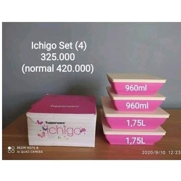 Ichigo TUPPERWARE SET | Shopee Philippines