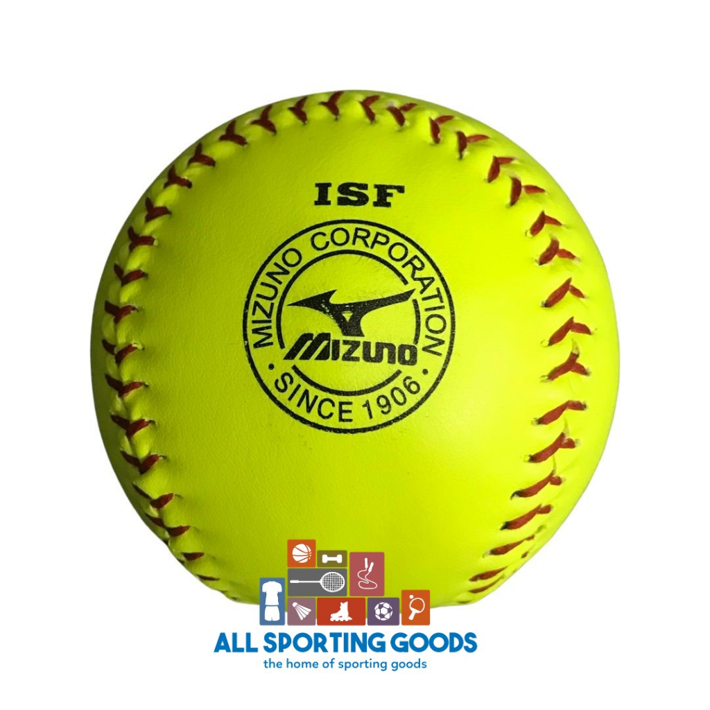 Mizuno 12 Inch Yellow Softball Baseball Ball