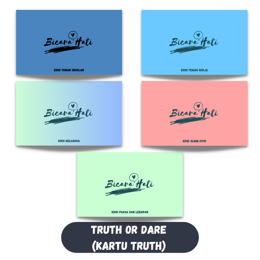 Talking Heart - Truth or Dare Game Cards - Truth or Dare Cards ...