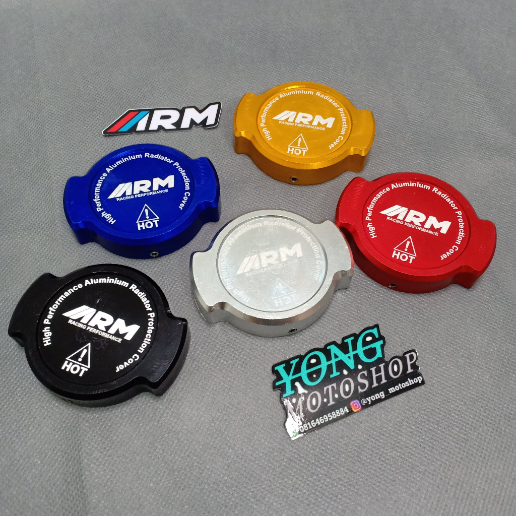 Radiator Cap Universal Radiator Cap ARM Full CNC Yamaha Aerox Nmax Lexi ...