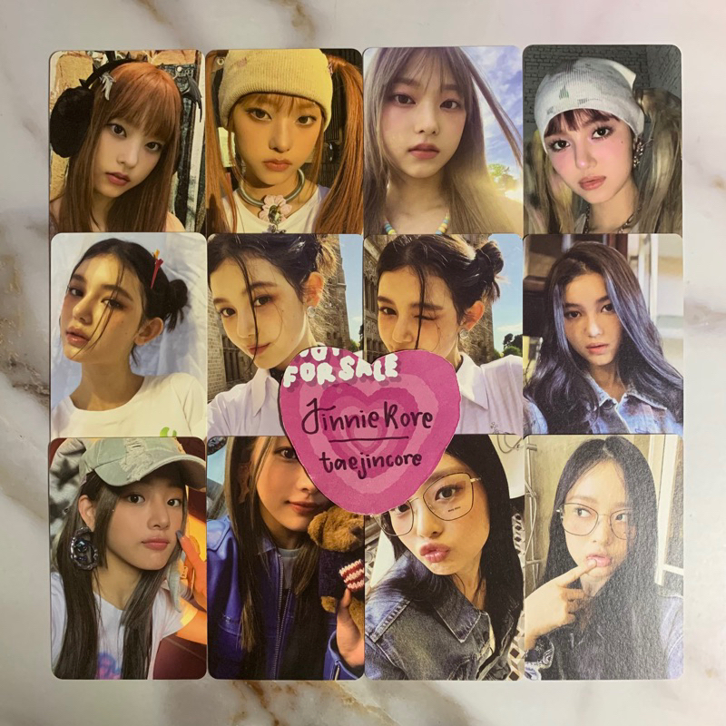 Newjeans OFFICIAL PHOTOCARD HAERIN DANIELLE MINJI HANNI OMG WEVERSE VER ...