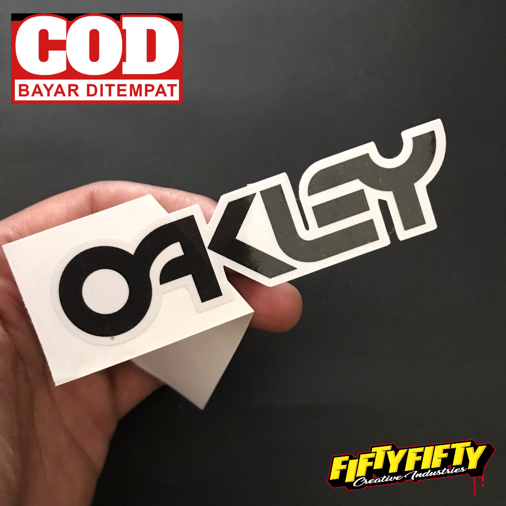 OAKLEY Print Cut Stickers Glossy Lamination Printing Stickers ...