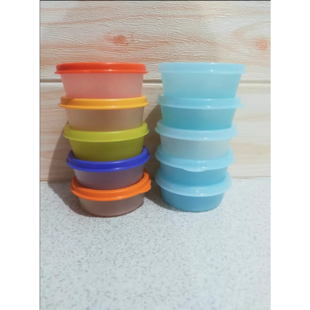 Tupperware SMALL ROUND MINI Container TUPPERWARE 80ml/MIDGET 45ml ...