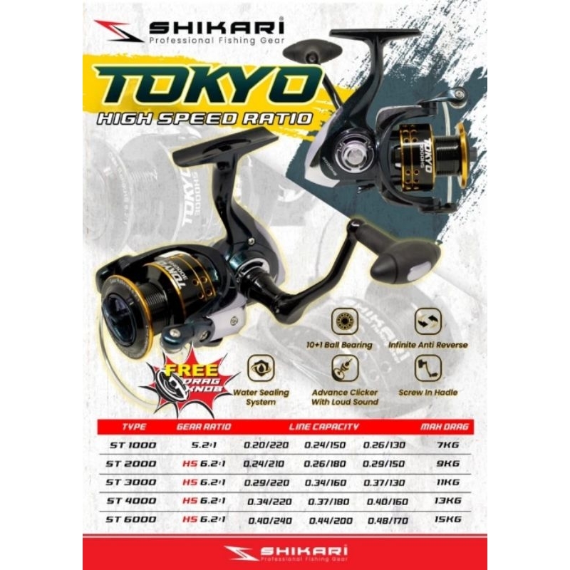 Shikari TOKYO 1000shikari REEL Power HANDLE Shopee Philippines