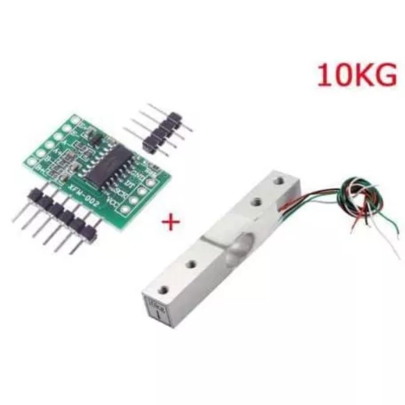 Load cell sensor And driver hx711 Weighing sensor 10kg | Shopee Philippines