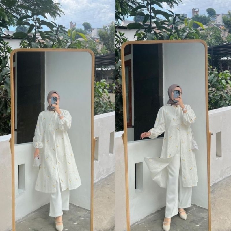 Orina Khafji Flower M/L by Outfix | Shopee Philippines