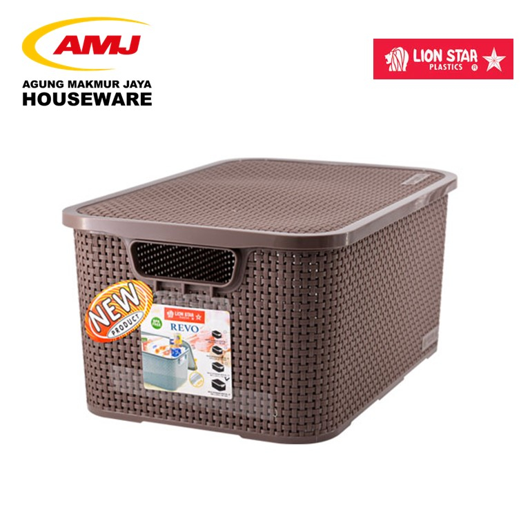 BASKET REVO STORAGE BOX 12 LITER LION STAR STORAGE BOX | Shopee Philippines