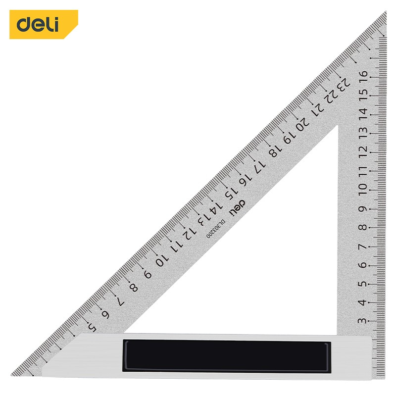 SIKU Deli Triangle Ruler/Iron Elbow Triangle Ruler EDL303YY Shopee