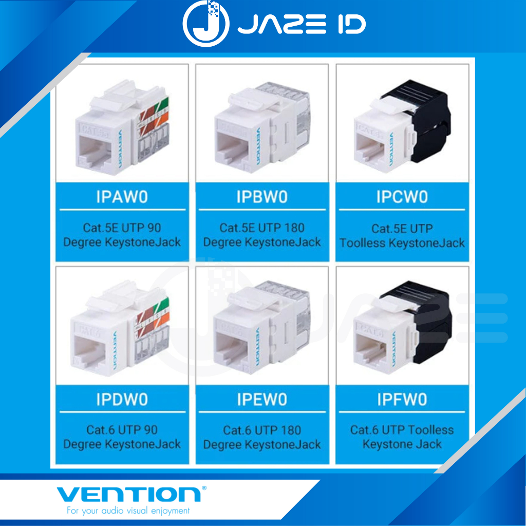 Vention Connector RJ45 Cat5e Cat6 Modular UTP LAN Network Network ...