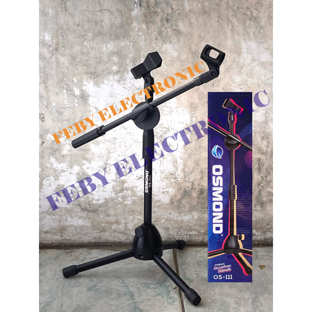 Osmond OS111 Short MIC STAND MIC STAND MICROPHONE Desk TRIPOD MIC