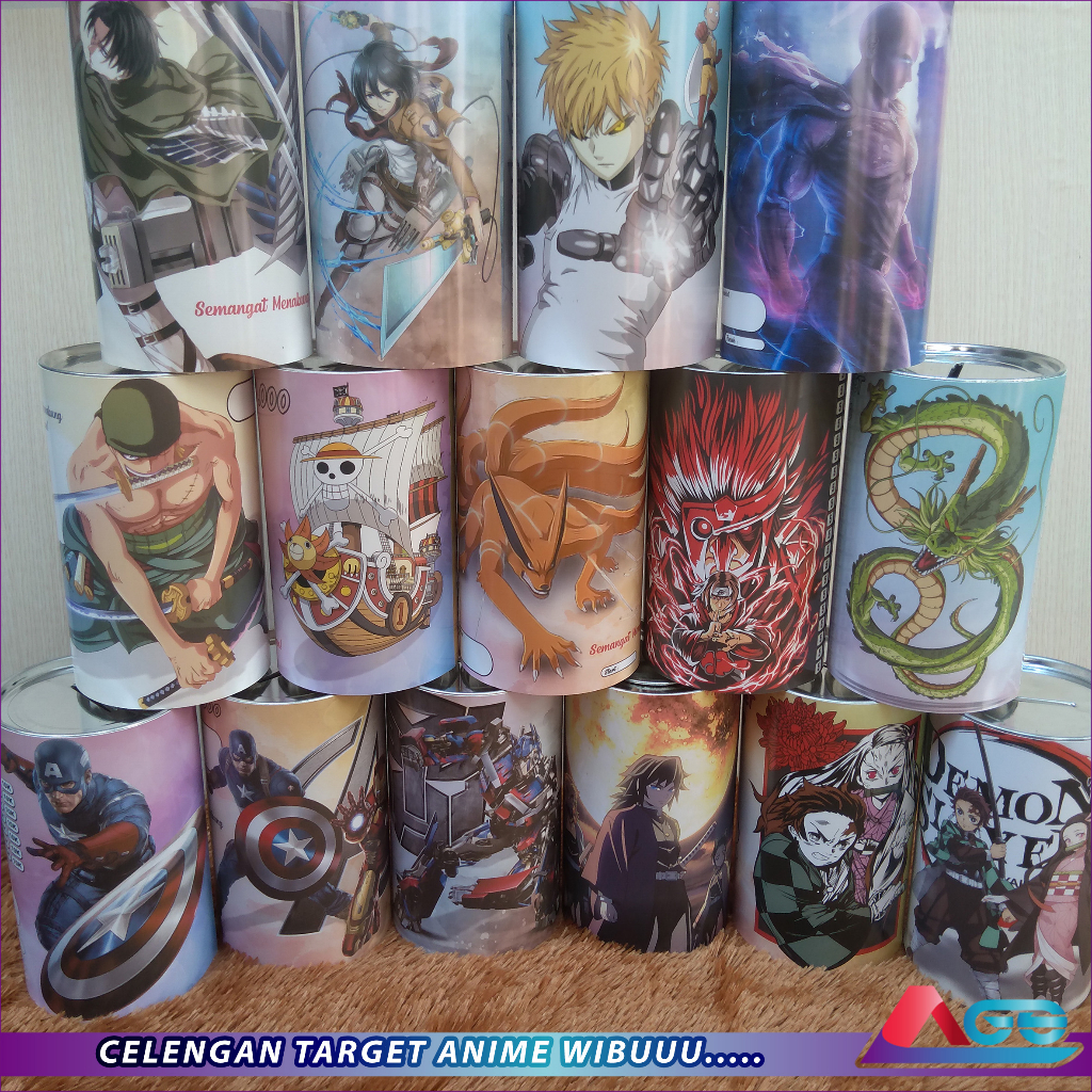 Target Piggy Bank Viral Anime Character Design One Piece Naruto Demon