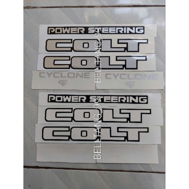 Sticker Sticker writing colt cyclone power steering Sticker Sticker ...