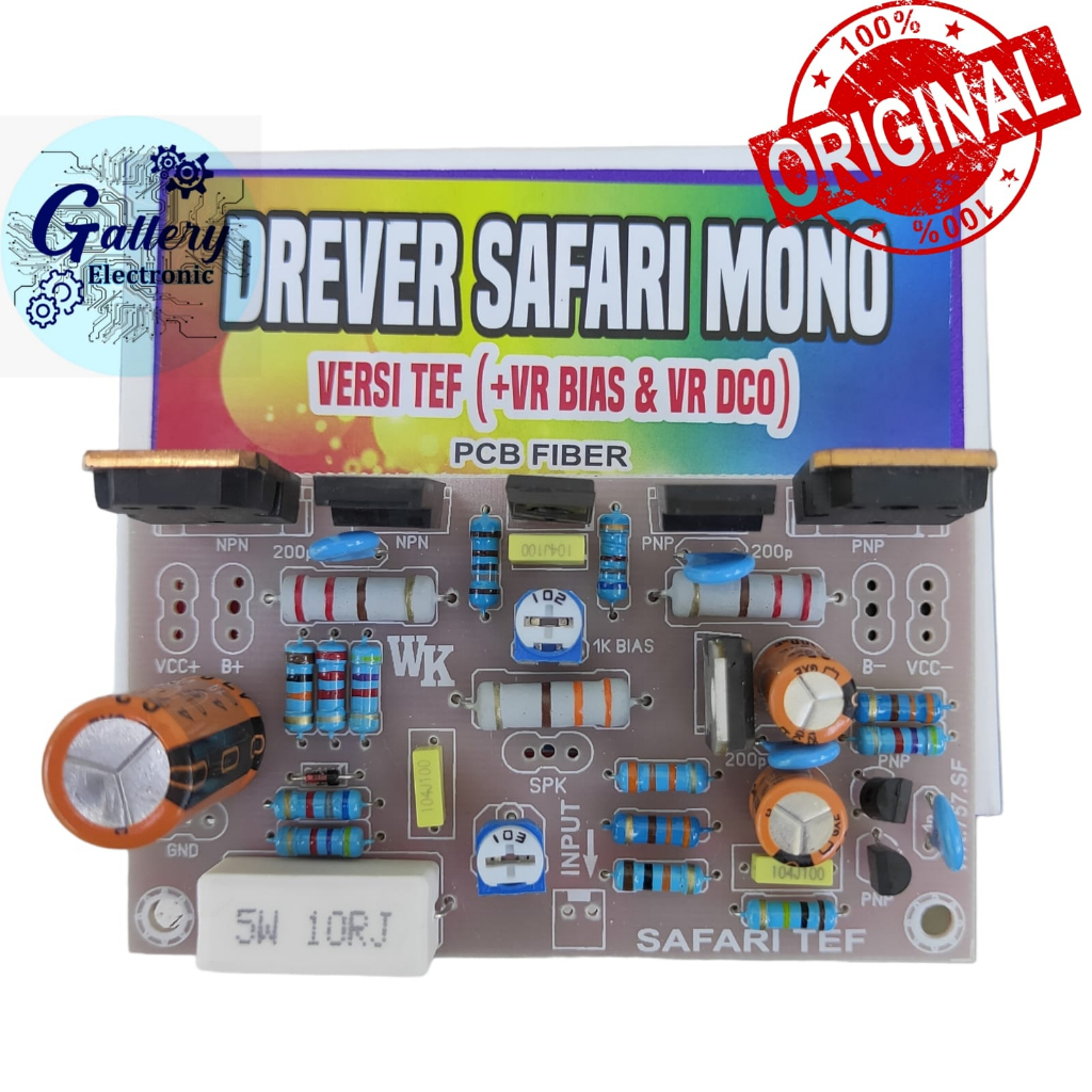 Tef Bias Servo Fiber FR4 SAFARI Driver Kit Original Flat Character