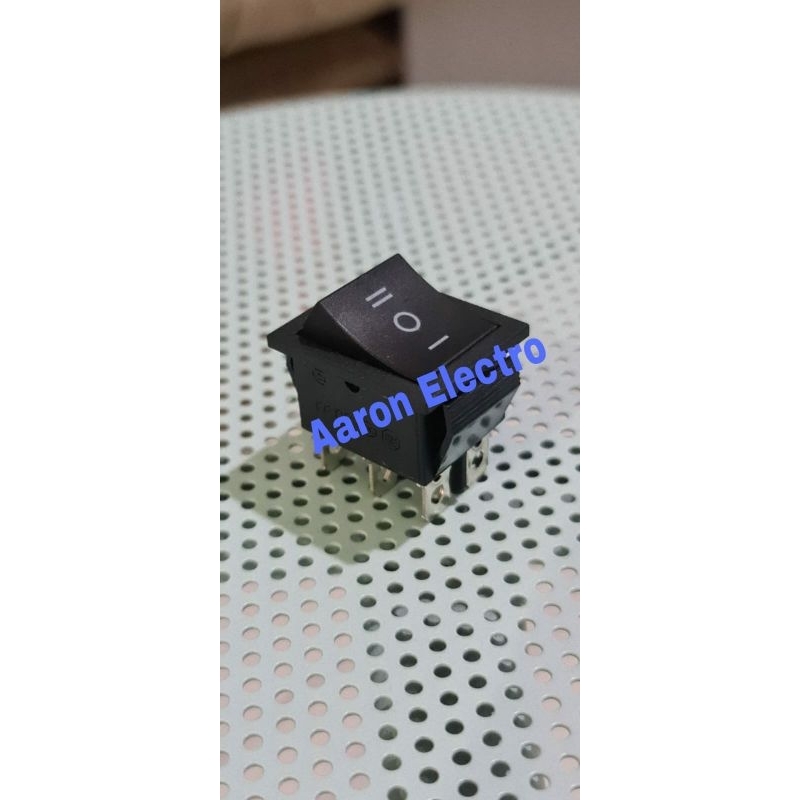 Rocker 6P Switch 6 Pin Switch Black Big ON OFF ON Switch 6 Pin Print ...