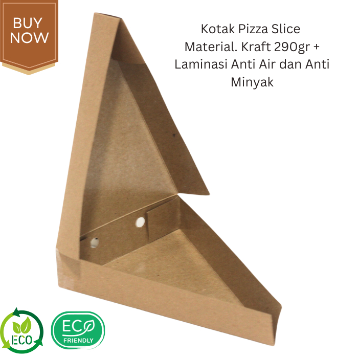 Crepe Snack Packaging Box, Laminated Triangle Pizza Slice Packaging Box ...