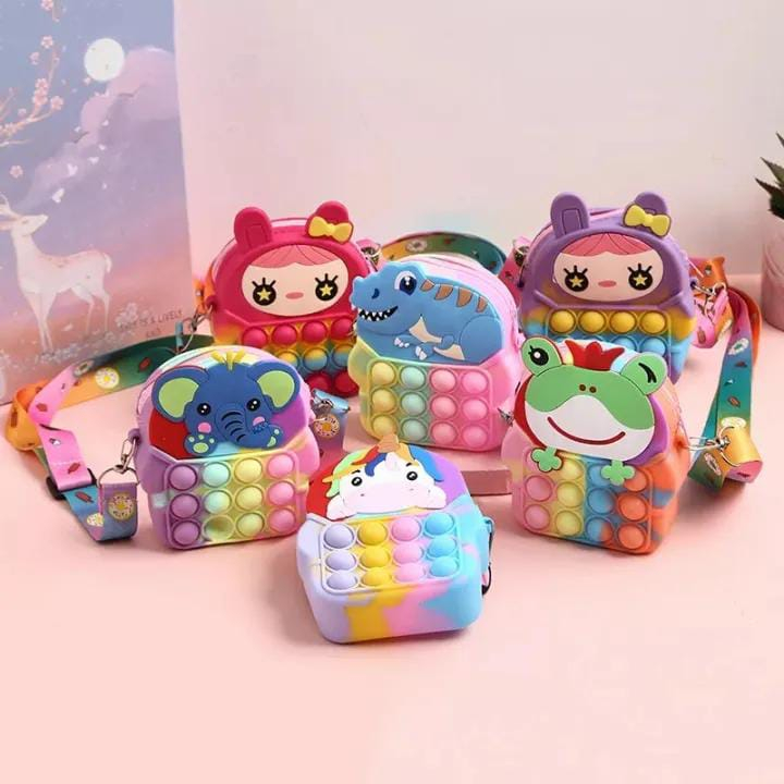 Viral POP IT Bag/Kids POP IT Bag/RAINBOW POP IT Bag Shopee Philippines
